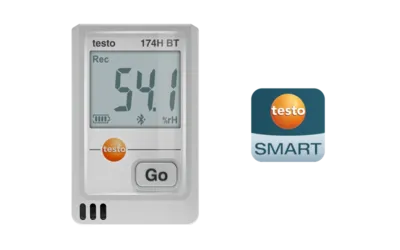 Testo 174 H BT - Miniaturní záznamník pro měření t -20 °C až +70 °C